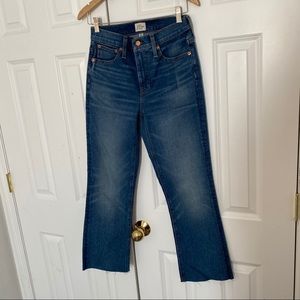 J Crew 9” Billie Demi Boot Crop Denim